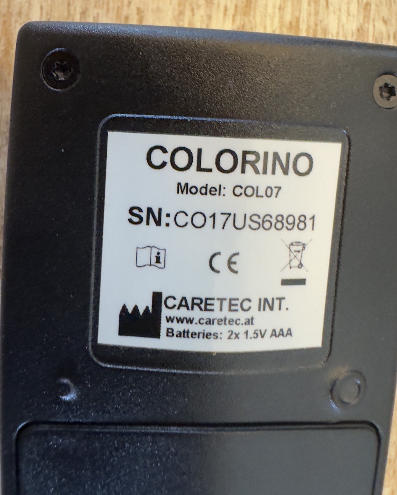 Caretec Colorino Talking Color Recognition Device For Visually Impaired