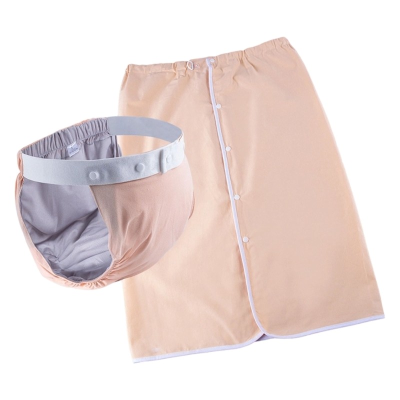 Pack Of 2 Adult Diapers Pants Cotton Blend For Skin Caring
