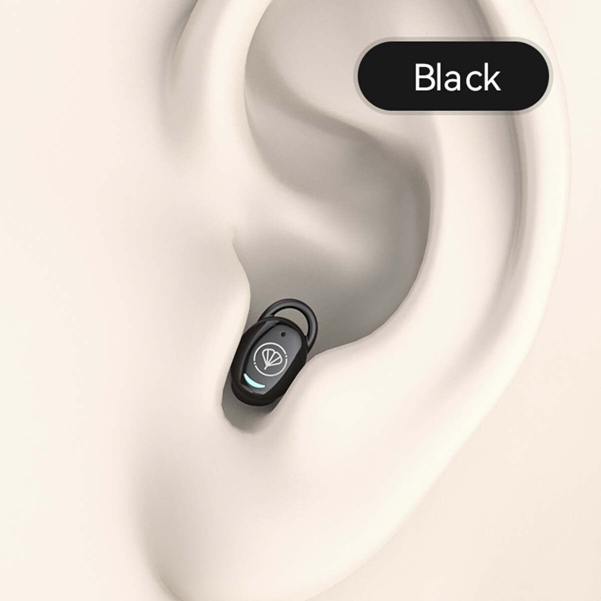 Mini Invisible One-Ear Voice Auxiliary Hearing Aid Bluetooth Headset Appearance
