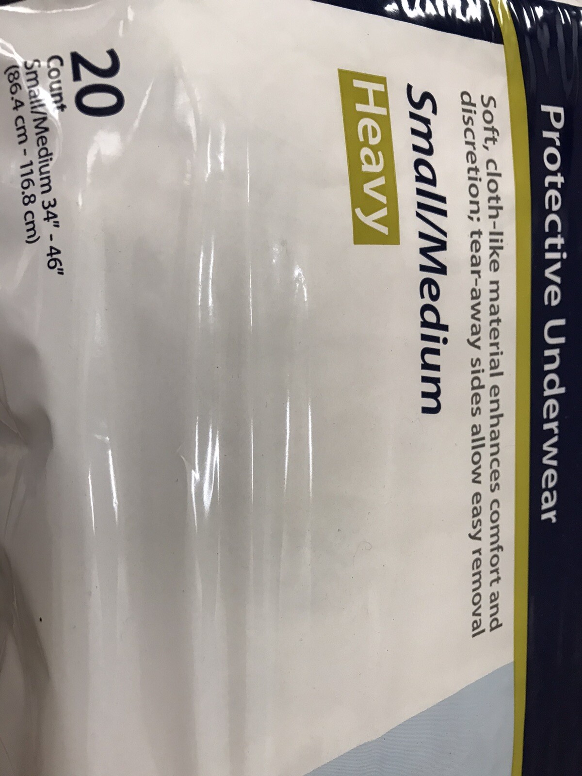 Covidien Sure Care Pull On Underwear Heavy Size: Small/ Medium 20 count
