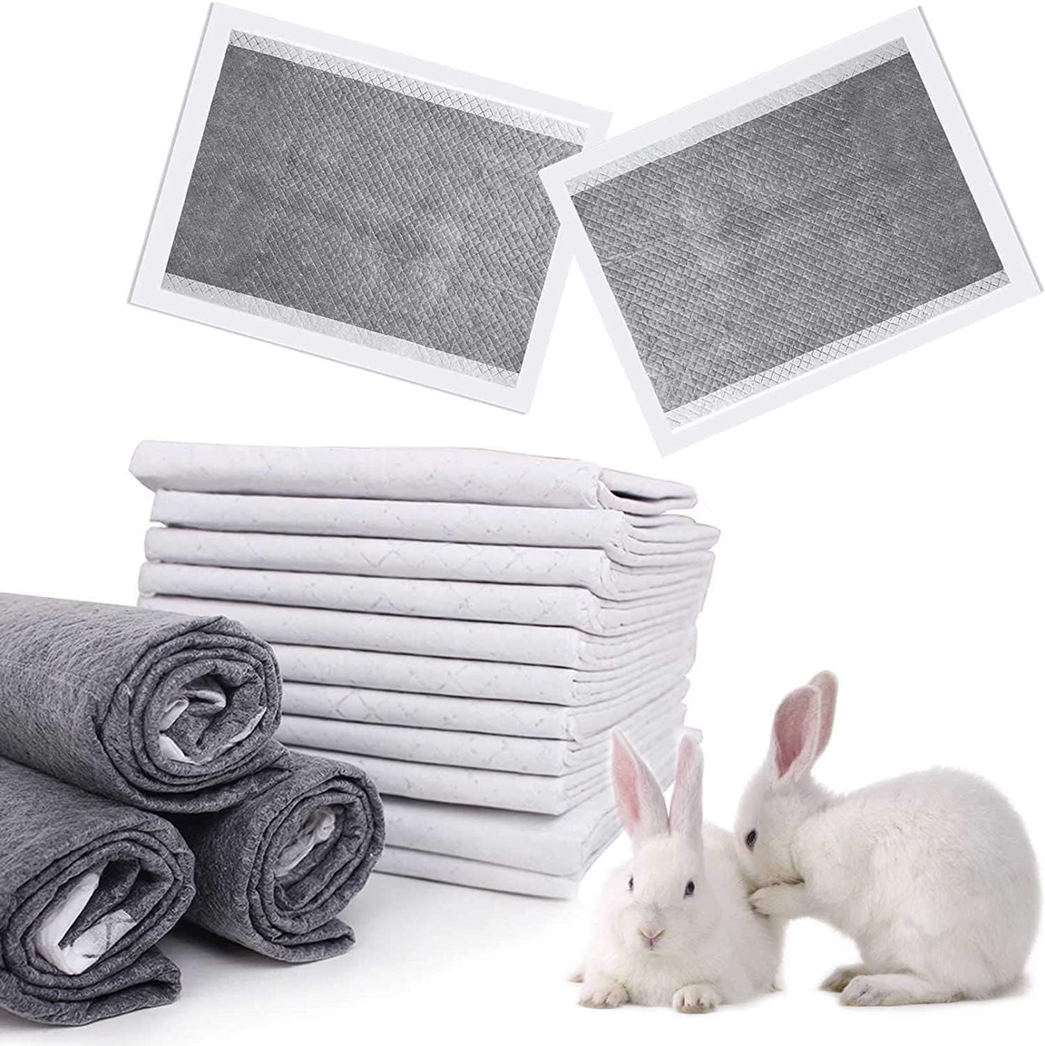 20 Pcs Guinea Pig Cage Liners Disposable 18″ x 24″ Rabbit Disposable Potty Tr…
