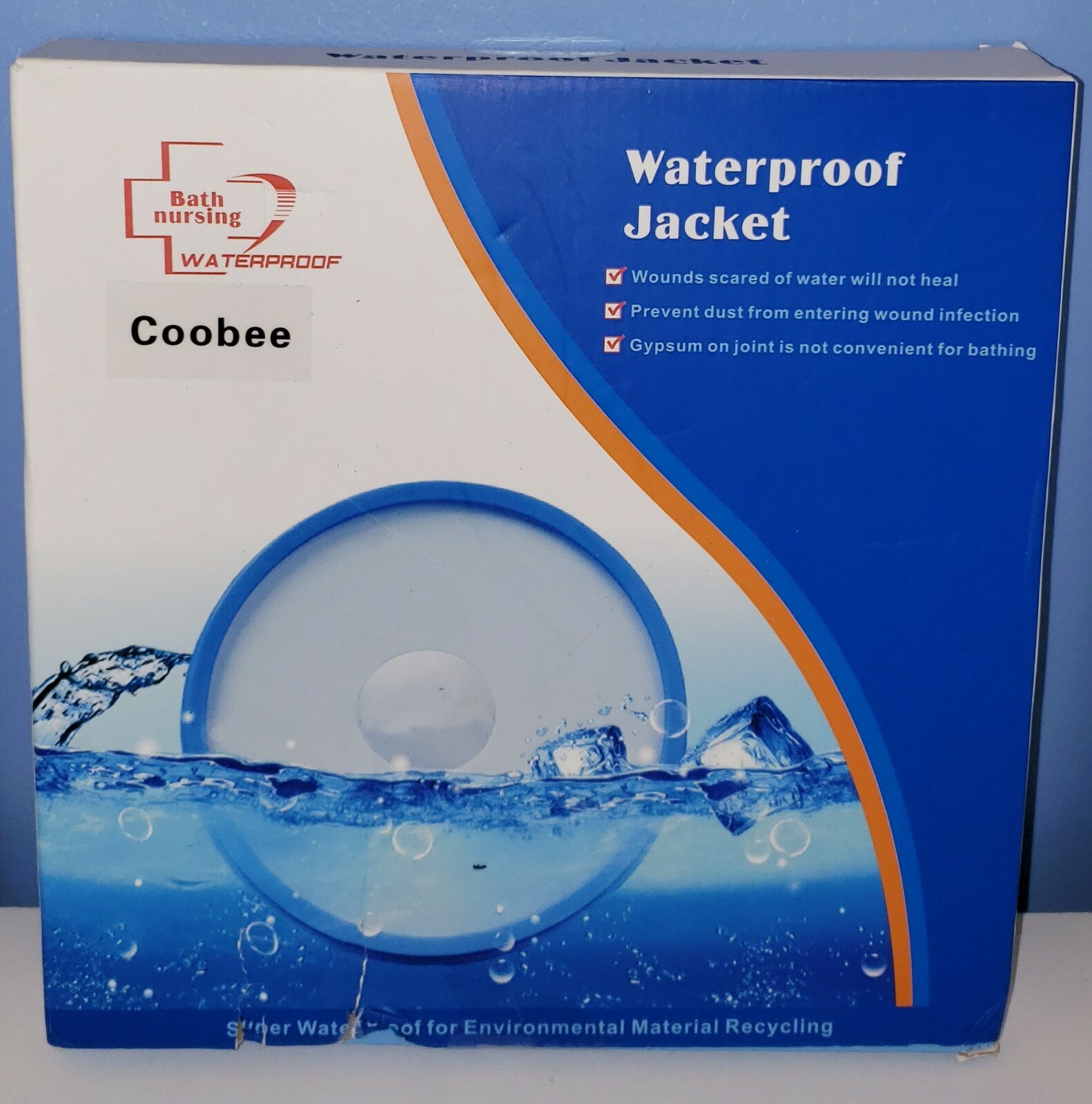 Bath Nursing Waterproof Glove Sleeve Jacket Arm Glove Cast Bandage Cover Shower