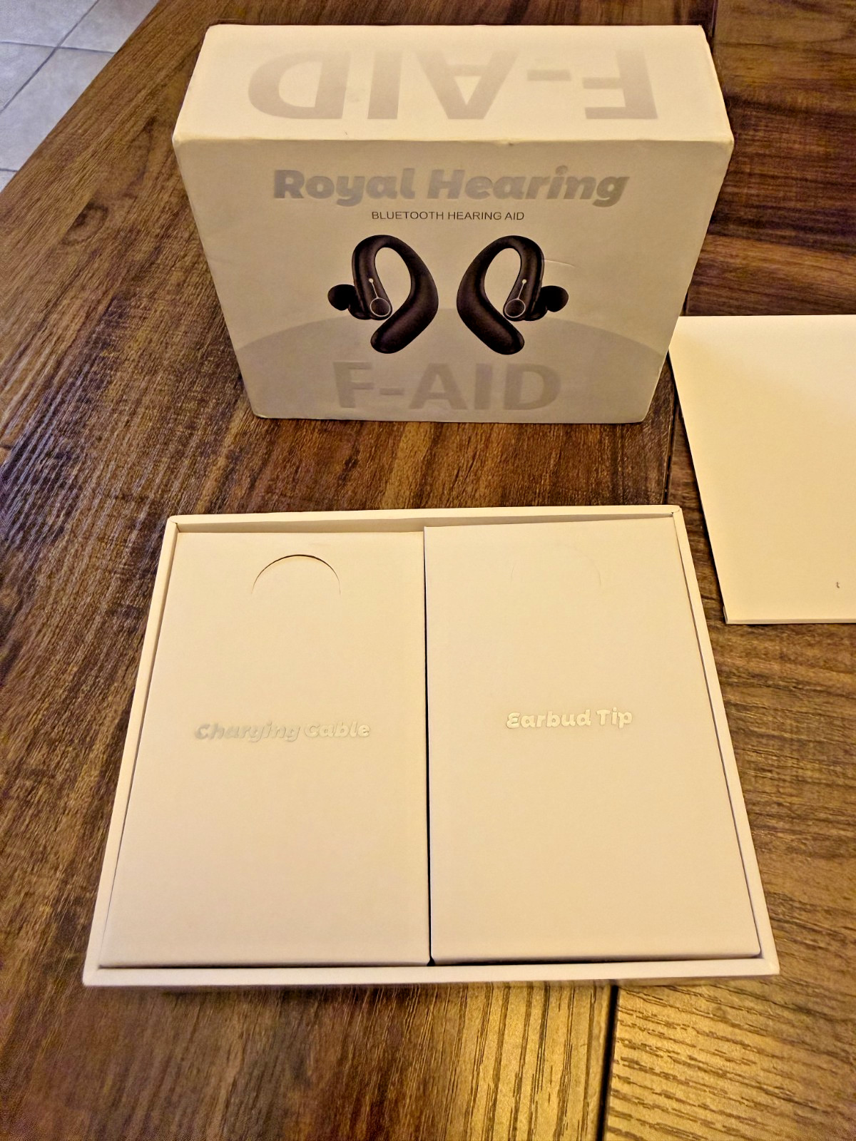 Royal Hearing Bluetooth Rechargeable Hearing Aid, Black F-AID