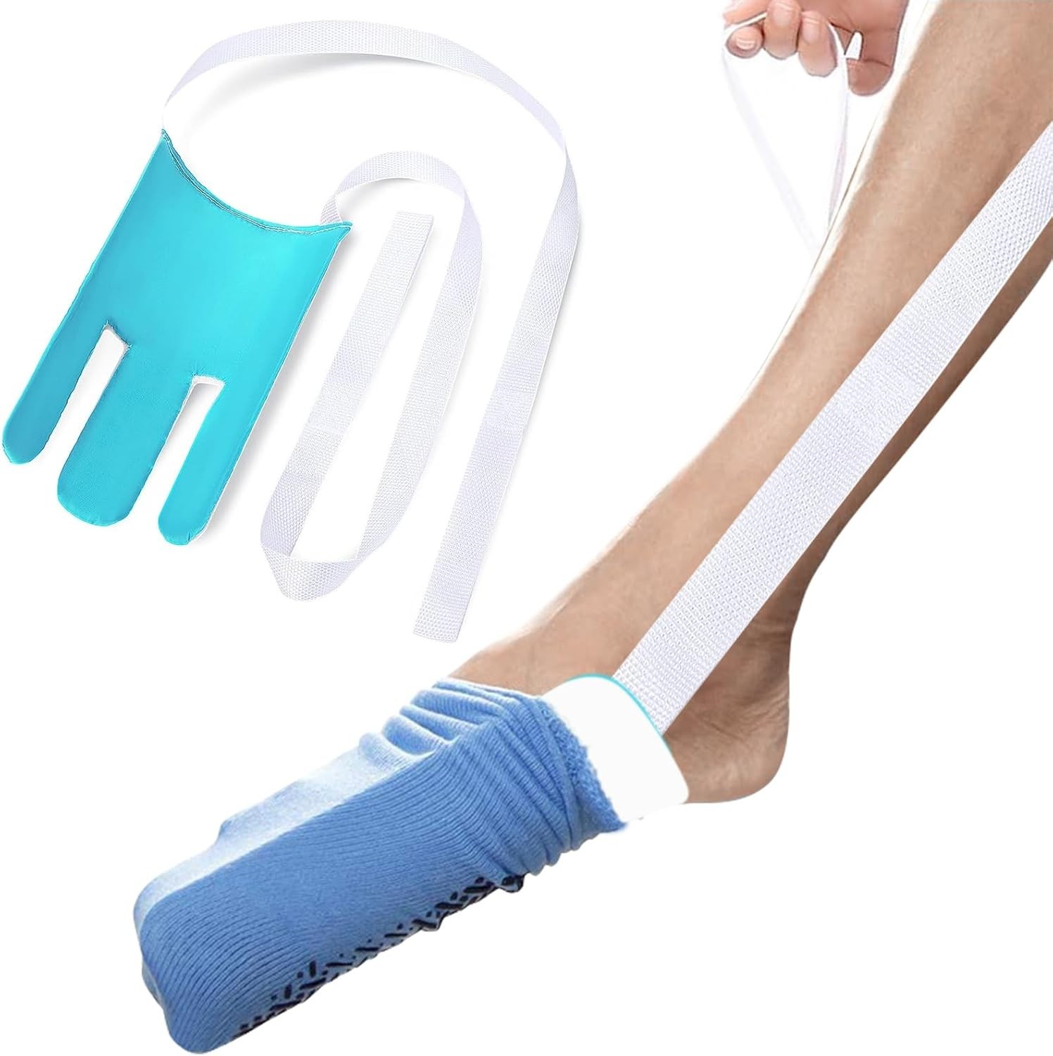 Effortless Sock Puller Aid – Perfect for Seniors, Pregnant Women, and Diabetics