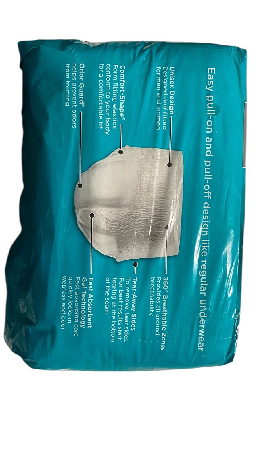 Rely Incontinence Briefs Maximum Underwear Small Size 20″ To 34″ Waist 20 Pack