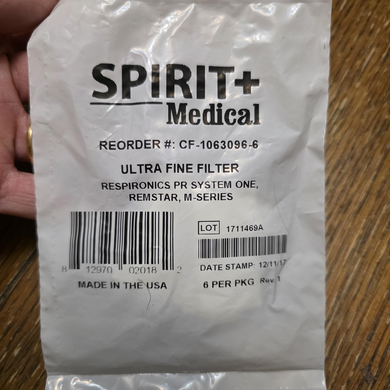 Spirit+ Medical Ultra Fine CPAP Filters White Respironics PR System One M-Series