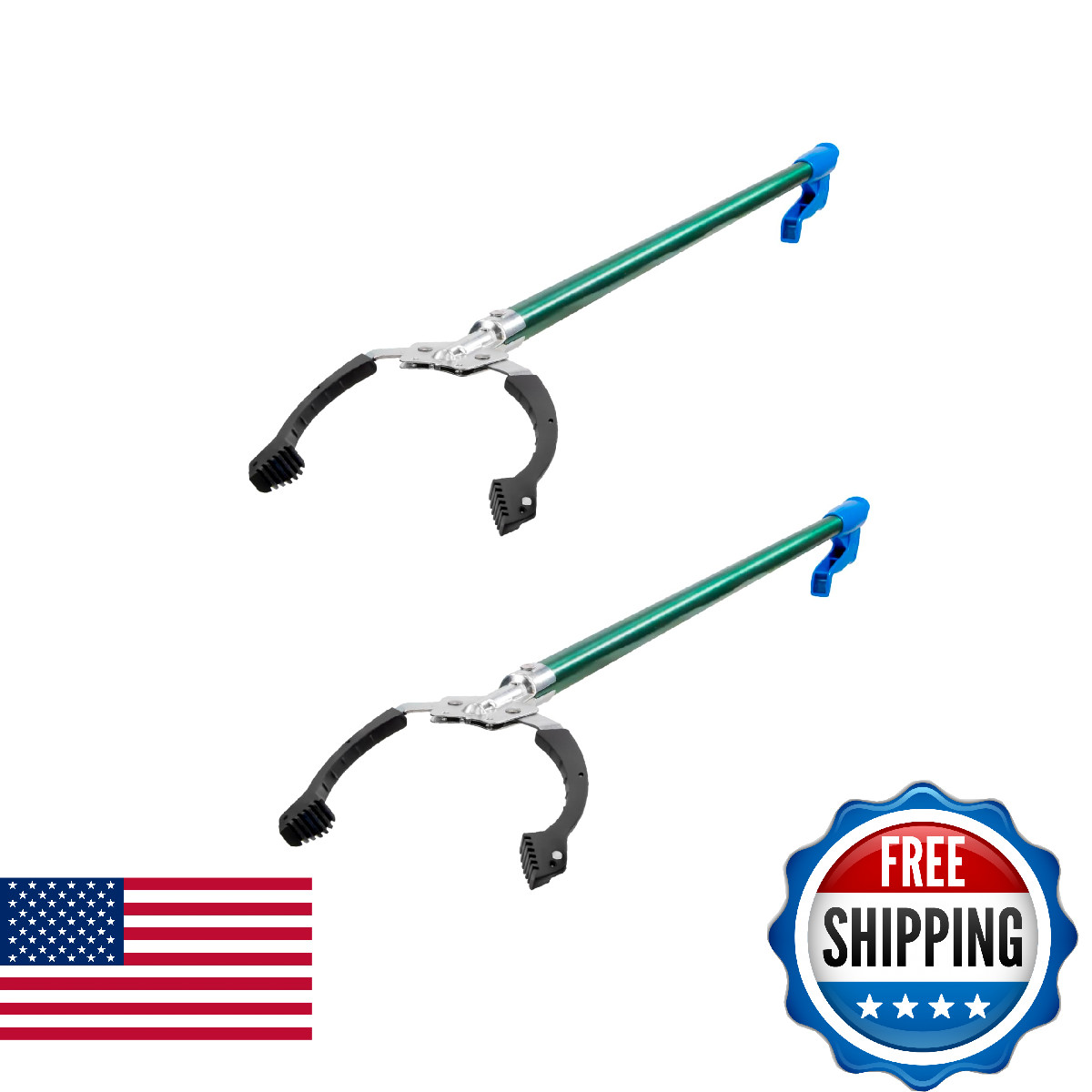Unger Professional 36 Nifty Nabber 2 Count Reacher Grabber Tool Trash Picker