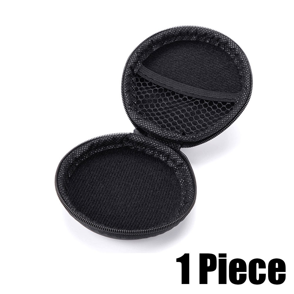 Portable EVA Hearing Aid Earphone Storage Case Holder Carrying Bag Box Black