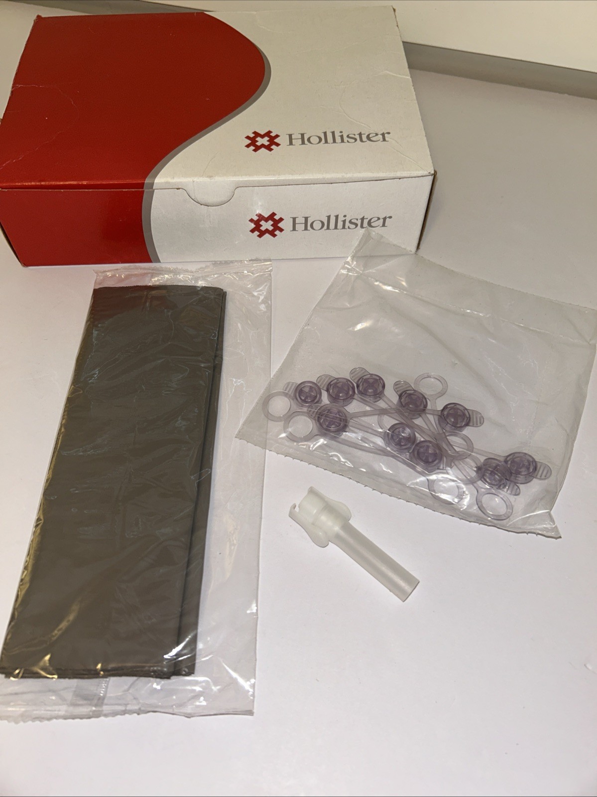 Lot Of 10 Hollister 18402 New Image 2-Piece Urostomy Kit Pouches 1 3/4″ Flange