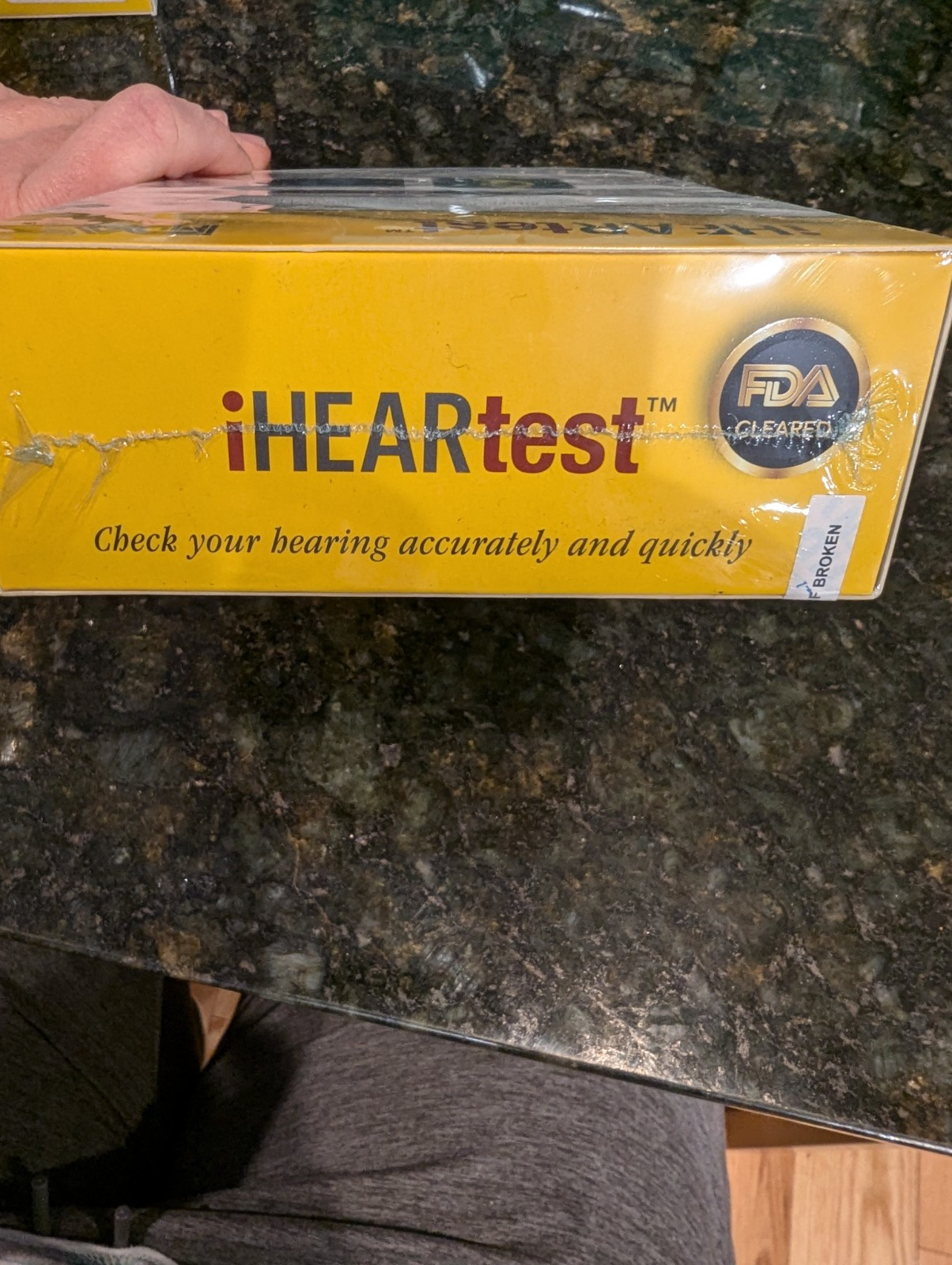New Sealed iHEARtest, FDA-Cleared Home Hearing Screener **LOOK AT PICTURES**