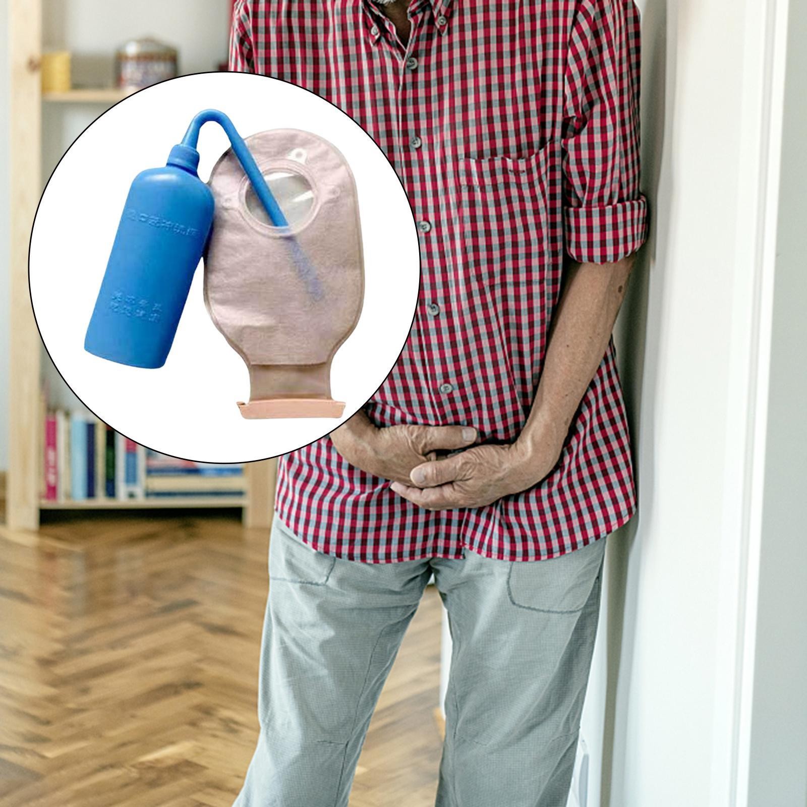 Colostomy Bag Washing Bottles Reusable Portable for Ostomy Pouch Health Old