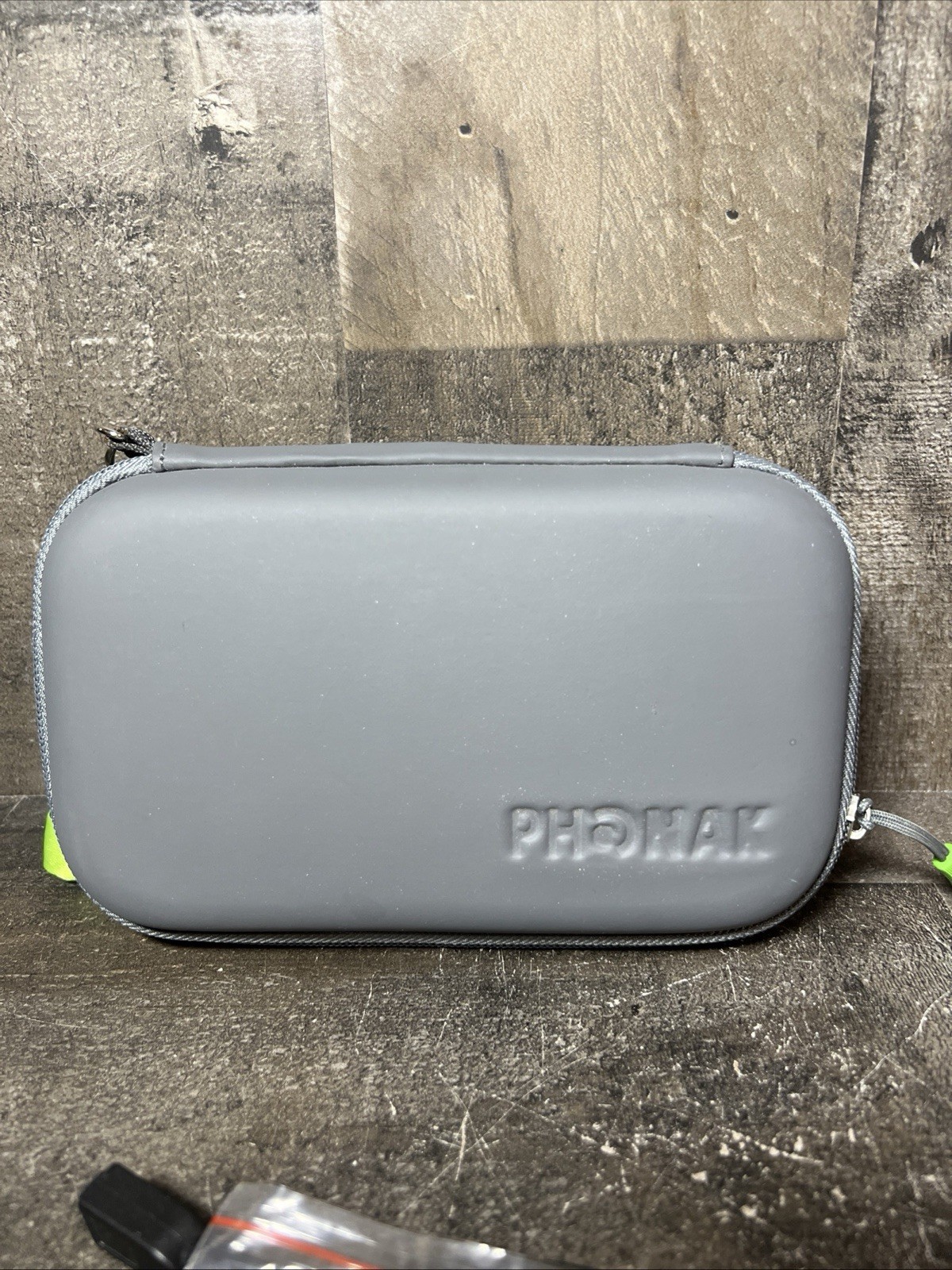Phonak Large Double Hearing Aid Clamshell Hard Soft Case Storage Travel