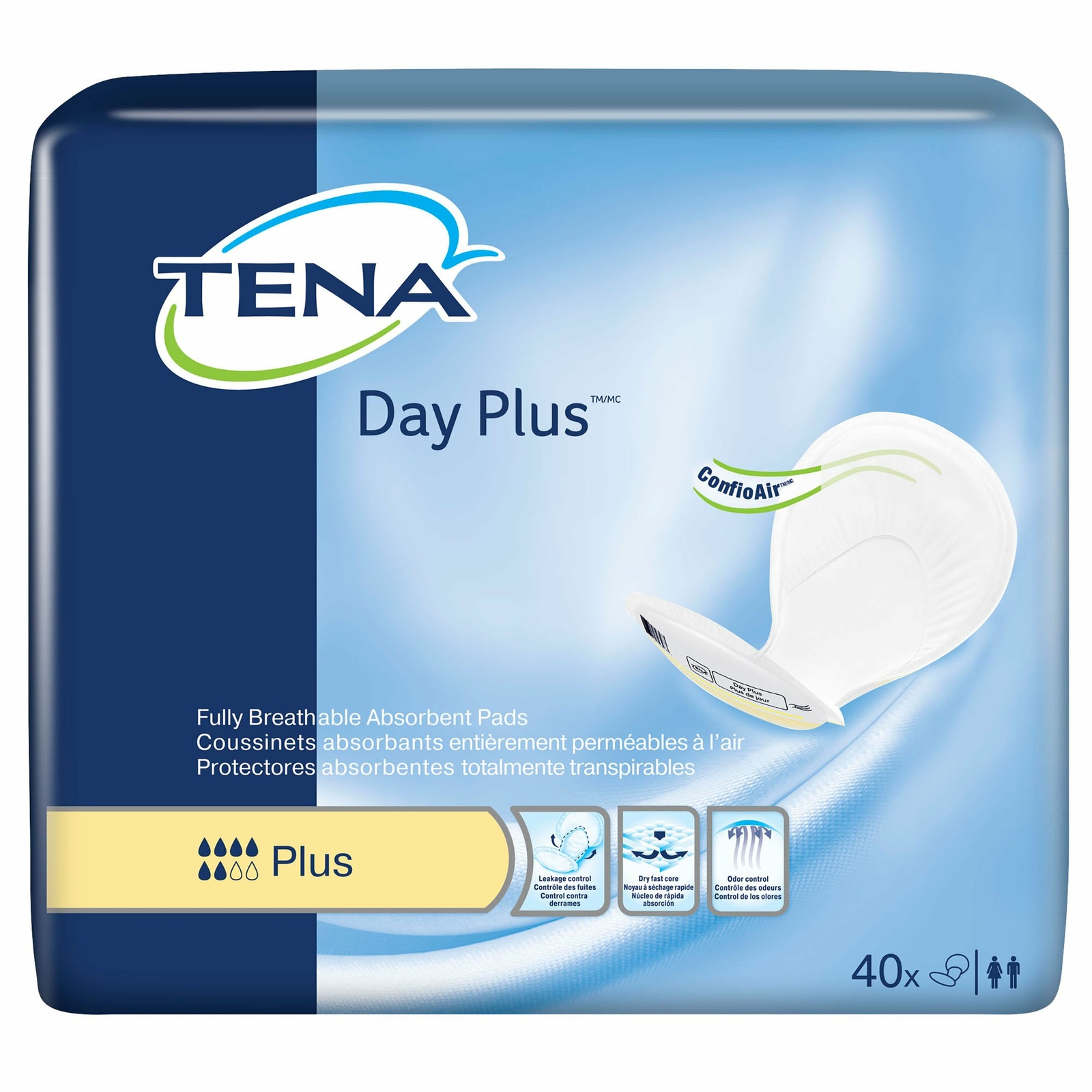 TENA ProSkin Day Plus Unisex Incontinence Liner 2-Piece 24″ L 62618 80 Ct