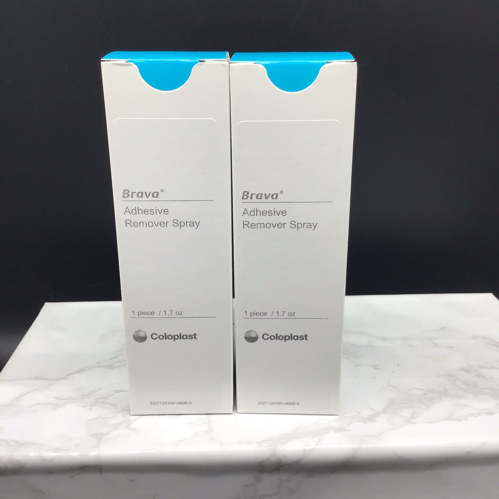 Lot Of 2 Coloplast 120105 Brava Adhesive Remover Spray 1.7 Oz EXP. 2027