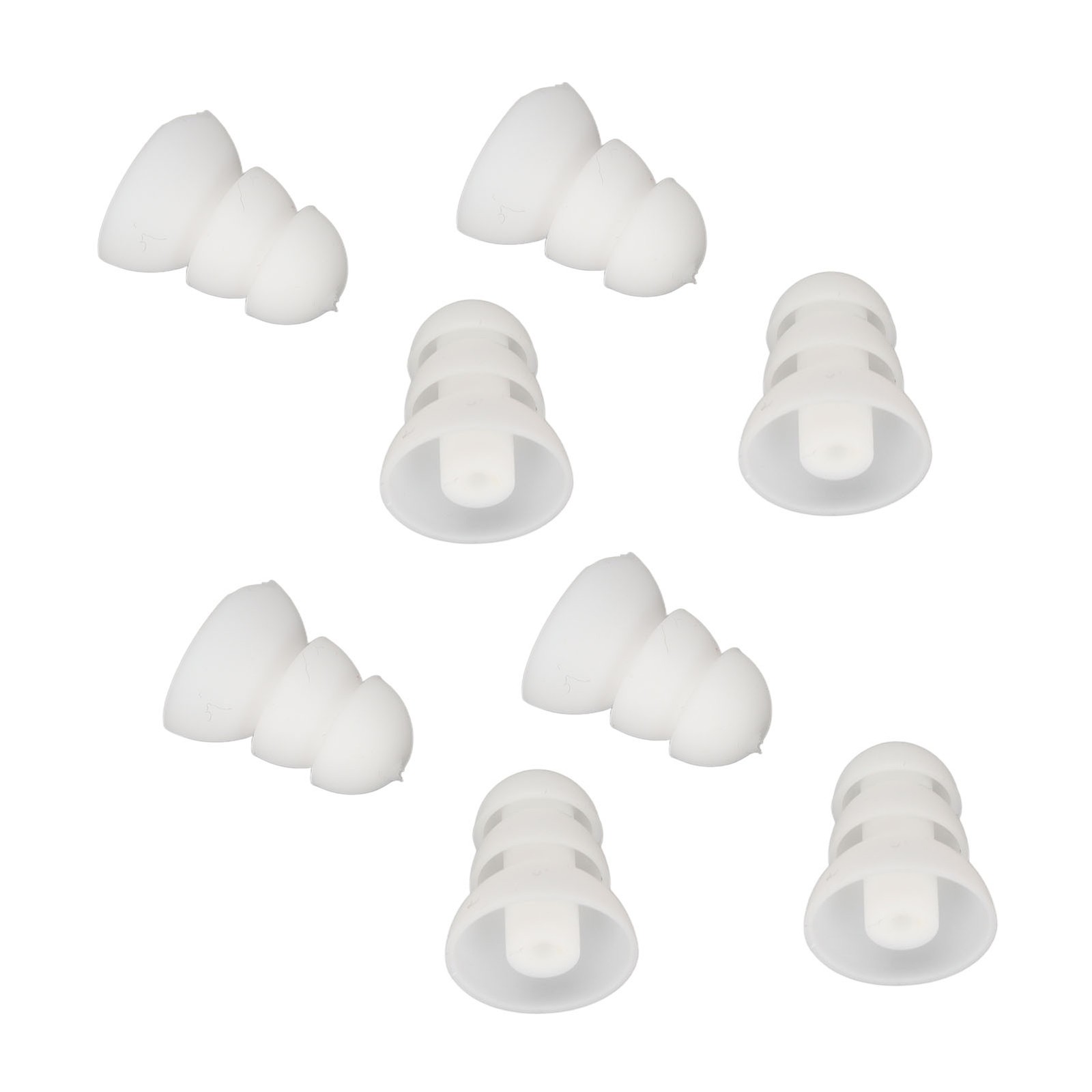 8pcs Silicone Hearing Aid Ear Tips Soft Comfortable Replacement