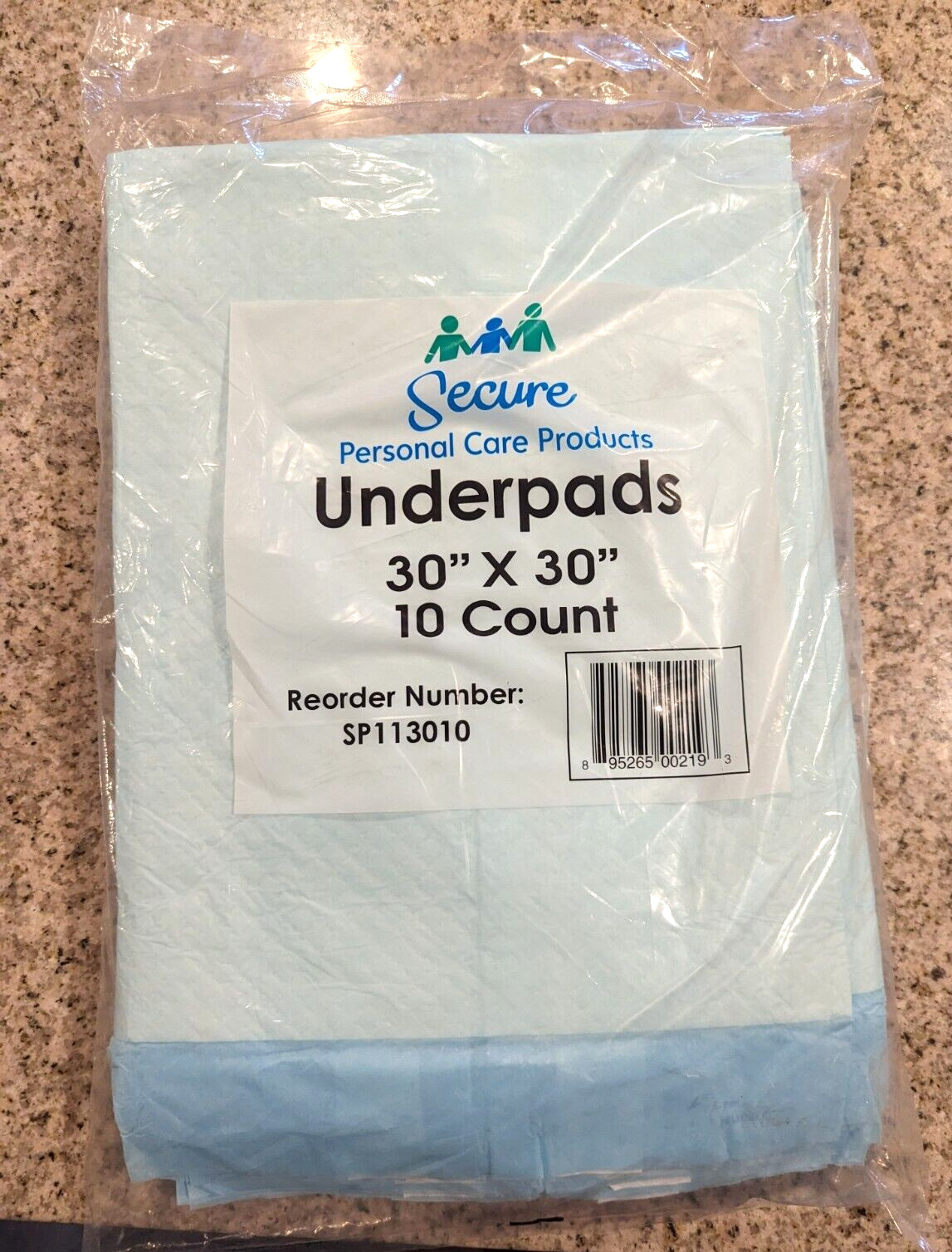 Incontinence Bed Pads – Disposable Underpads for Beds, Chairs,etc 30 x 30 10ct