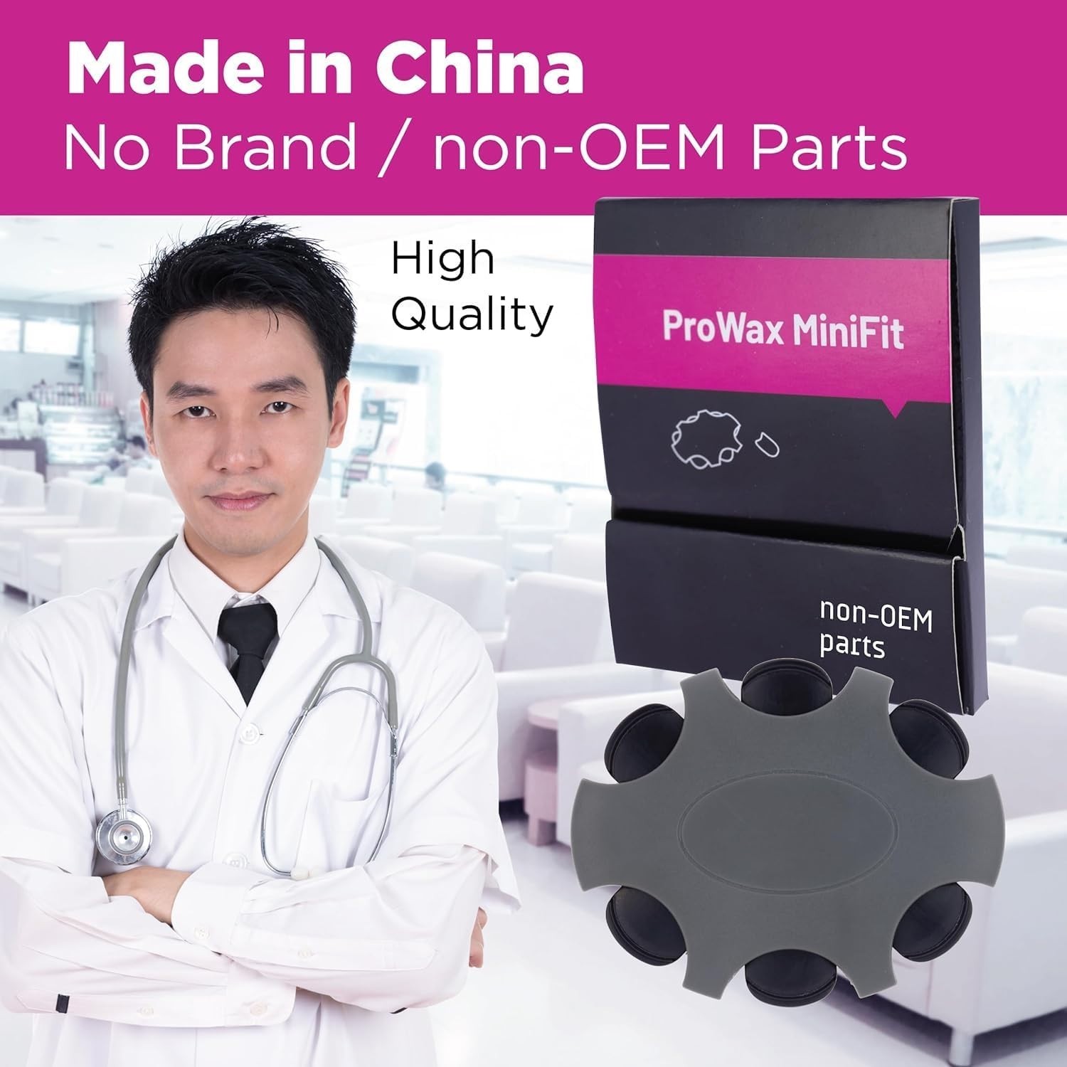 3 Pack MiniFit Replacement Wax Filters for Hearing Aids – 18 Total Filters