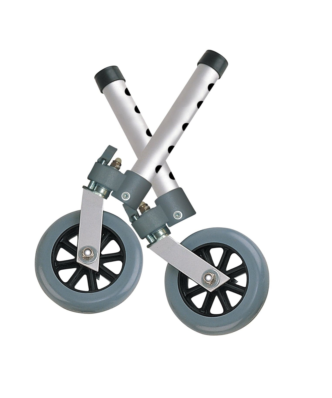 Drive Medical Swivel Lock Walker Wheels, 5″