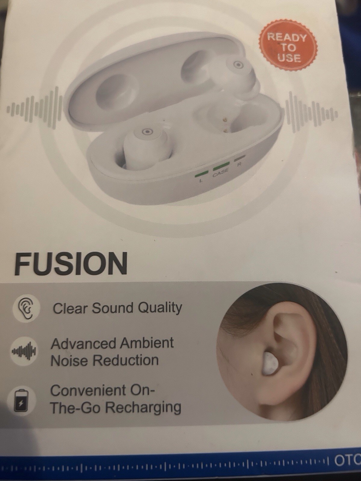 Ceretone Fusion OTC Hearing Aids (CE-A61AT) – NEW SEALED – Free shipping