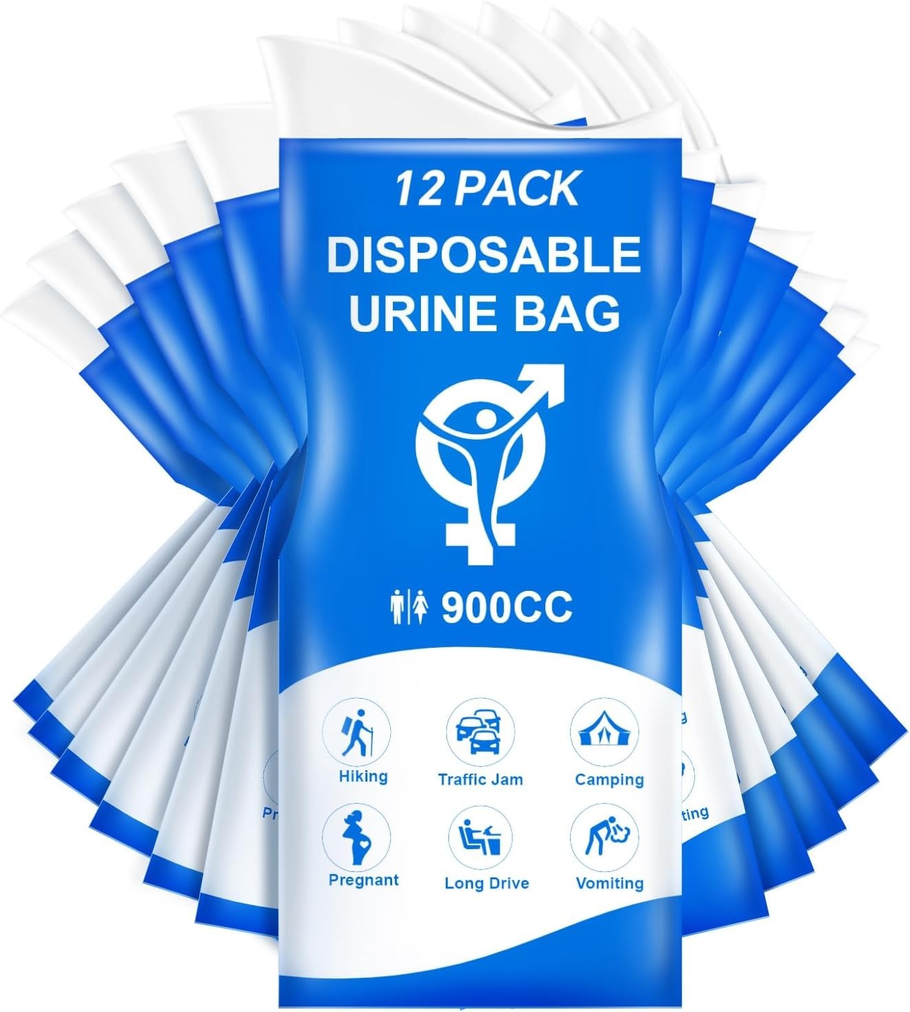 Comfortable Disposables Urine Bags for Camping Road Trips
