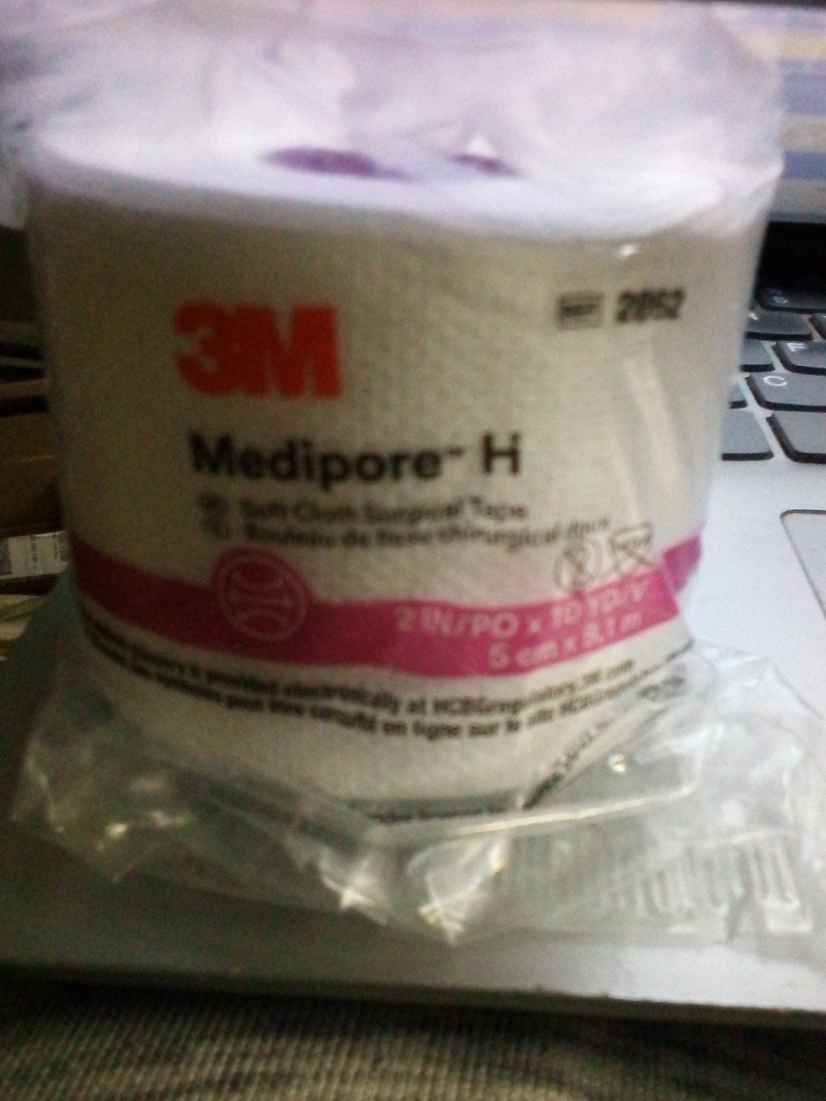 3M 2862 Medipore H Soft Cloth Surgical Tape, 2 in x 10 yd