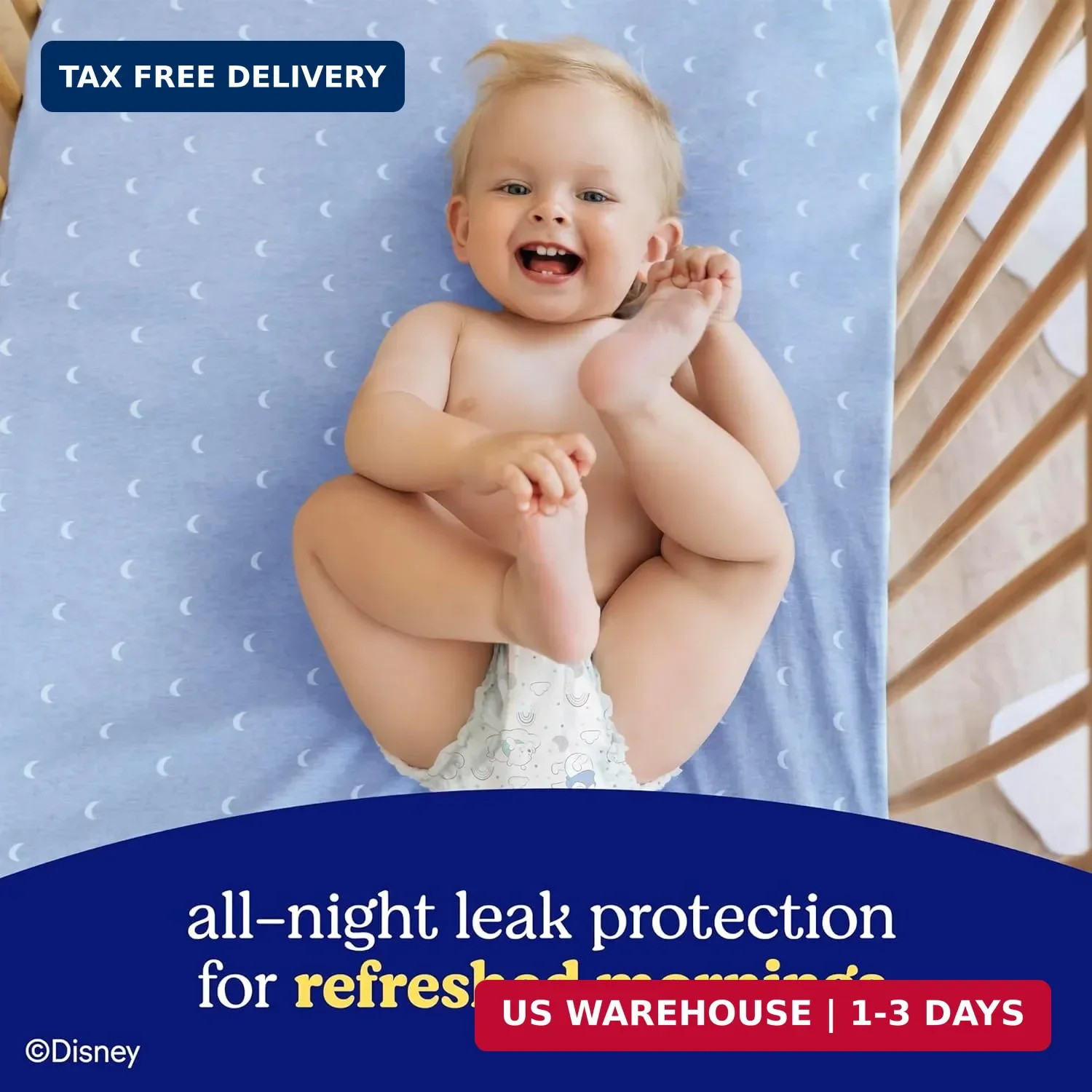 Huggies Overnites Size 5 Overnight Diapers (27+ lbs), 50 Ct, Packaging May Vary