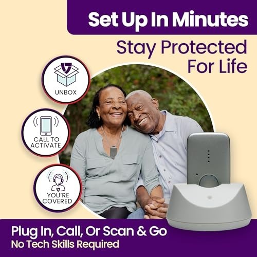 Medical Alert Device for Seniors | GPS Tracking, Emergency Button | 24/7 Monitor