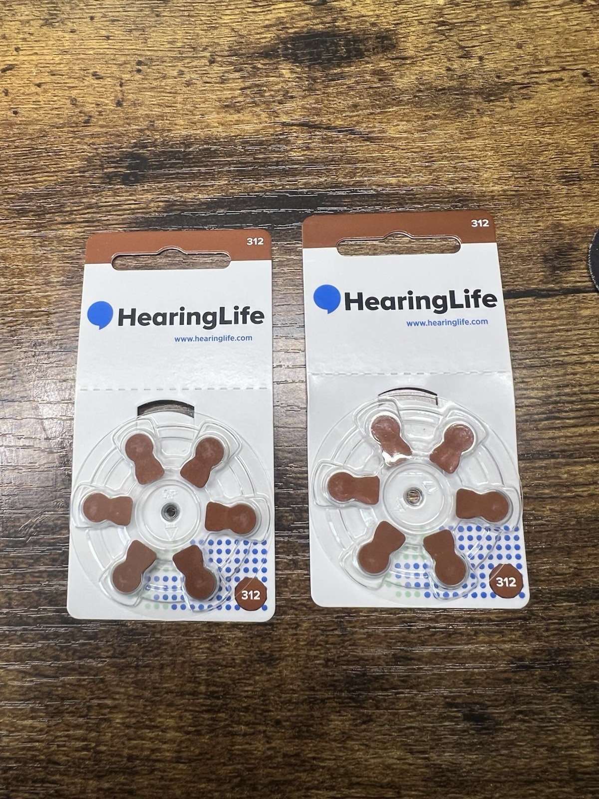 HearingLife Sz 312 Hearing Aid Batteries Lot Of 2 Pks 6 ea Exp 2027