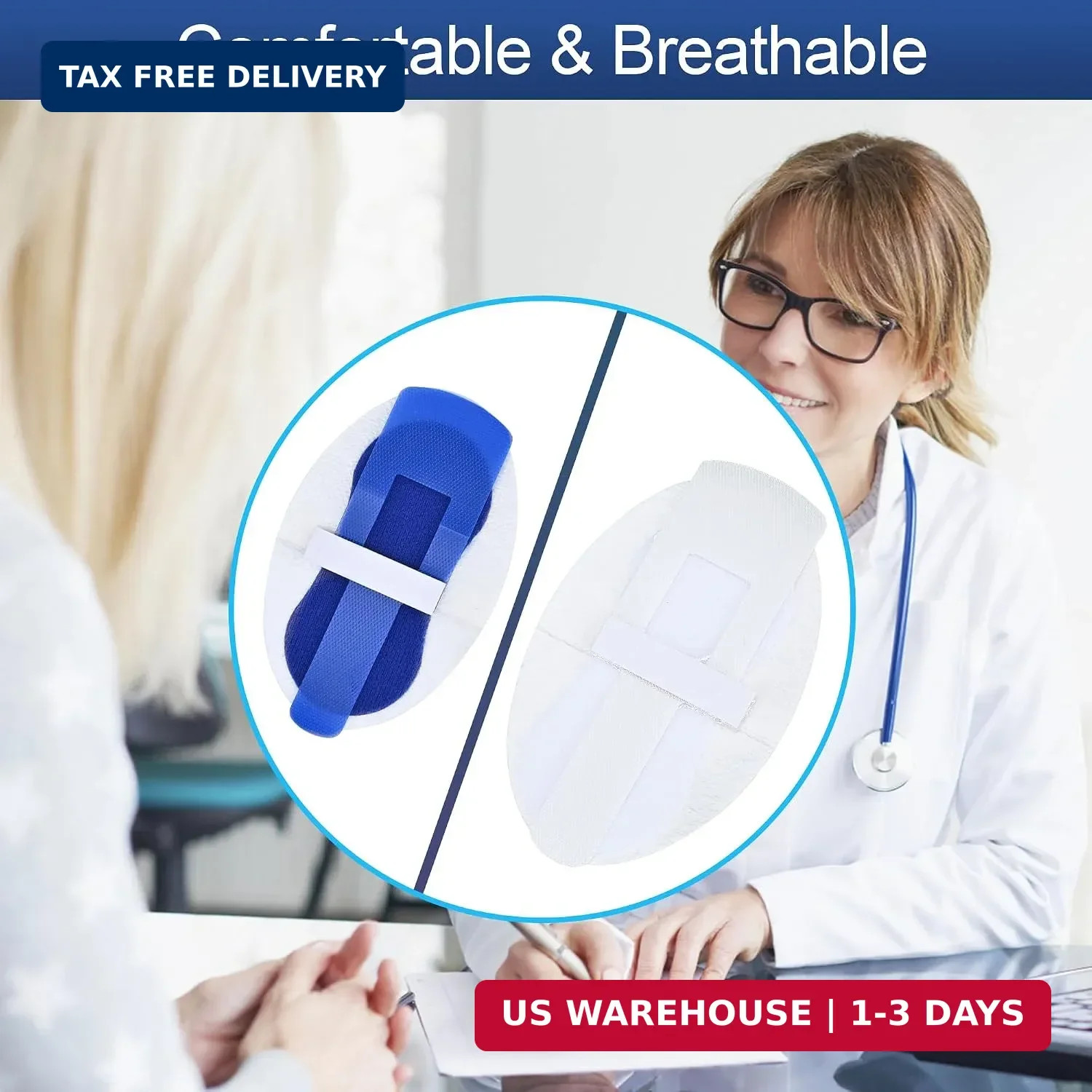 Foley Catheter Stabilization Device, Self Adhesive Catheter Tube Urinary Leg Bag
