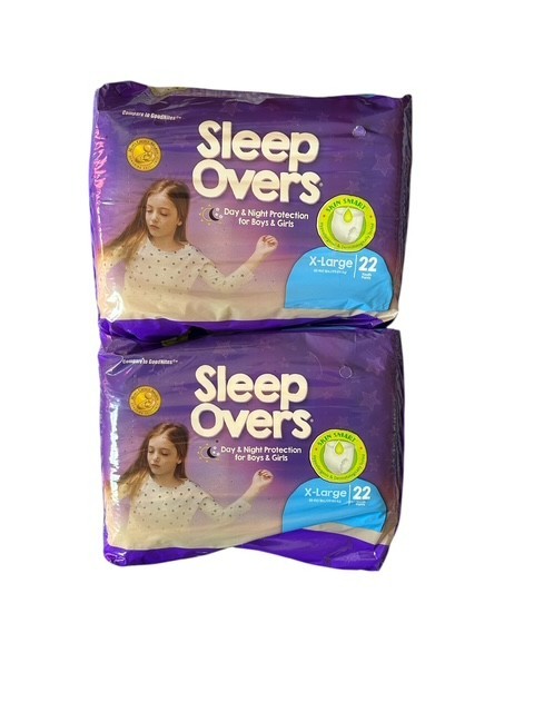 SLEEP OVERS by Cuties XL Youth Underwear (85-140 lbs) 2 Packs of 22 (44 Total)