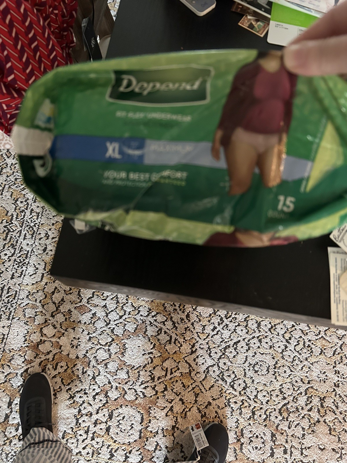 Depend Fit-Flex Underwear Women XL Maximum Absorbency 15 Pack Sealed