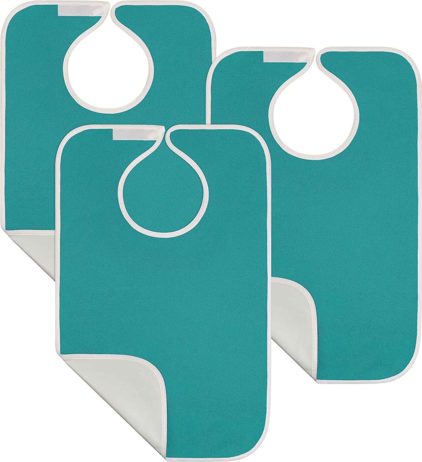 Utopia Towel Adult Bibs Set of 3 Premium Quality Terry Cloth Reusable & Washable