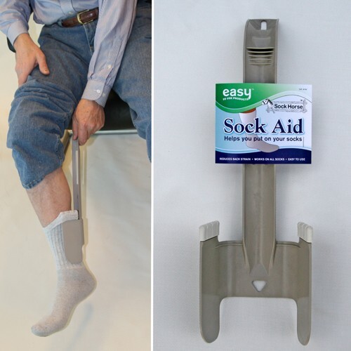 Sock Horse Sock Aid Help Put on Socks long handle reduces the need for bending