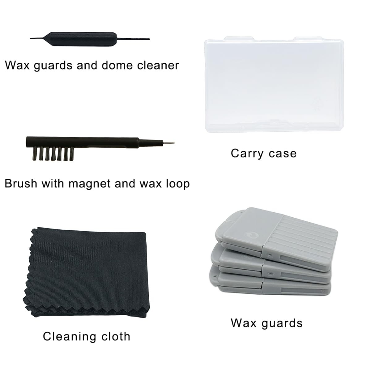 Hearing Aid Wax Guards Filters Cerumen Stop Fine Mesh 24 Filters 3 Packs Cleanin