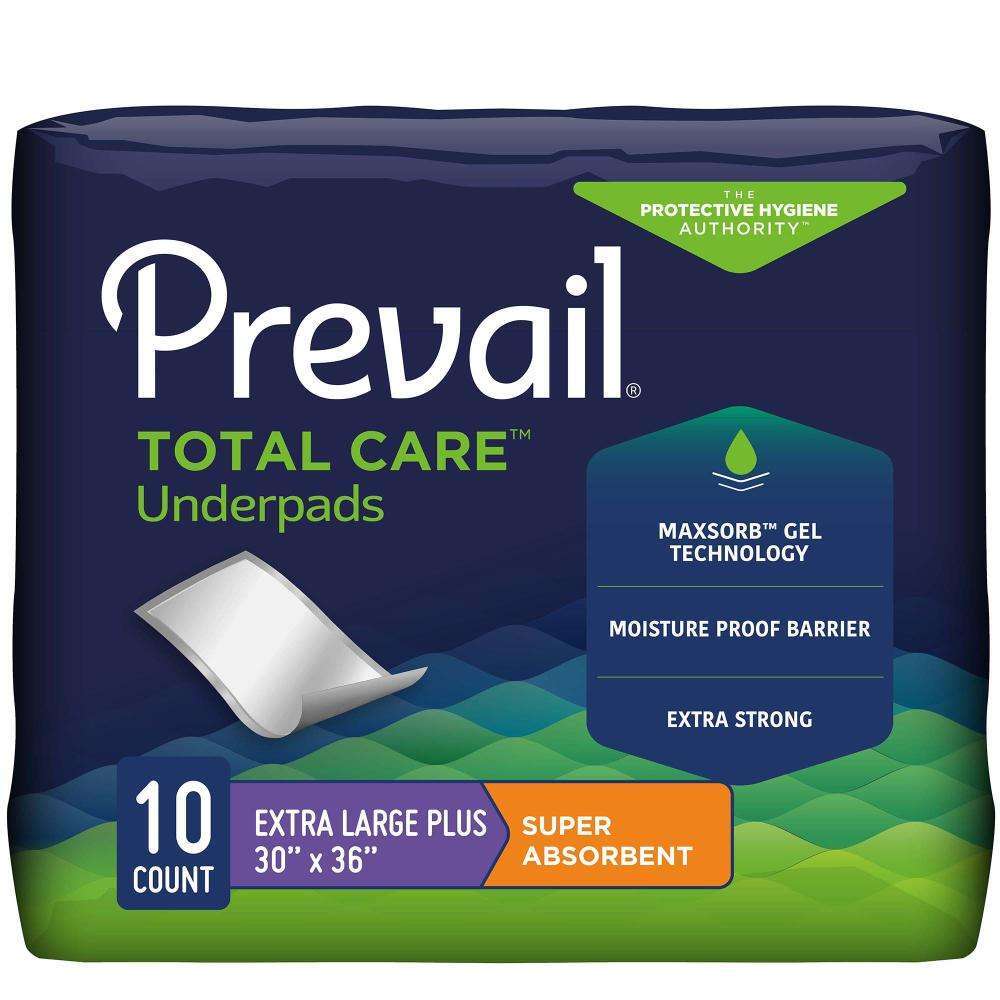 Disposable Underpad Prevail 30 X 36 Inch Polymer Heavy Absorbency, PV-410