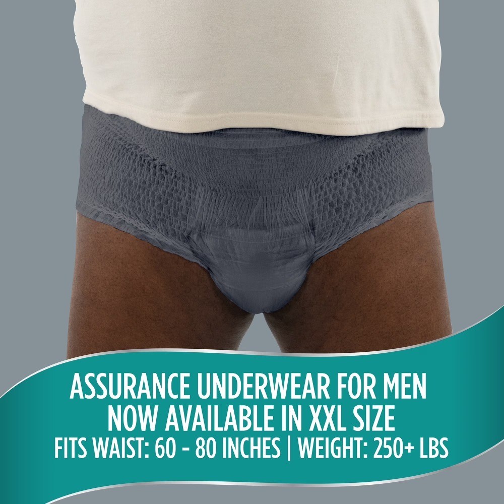 Men’s Incontinence Underwear, XXL , Maximum Absorbency (38 Count)
