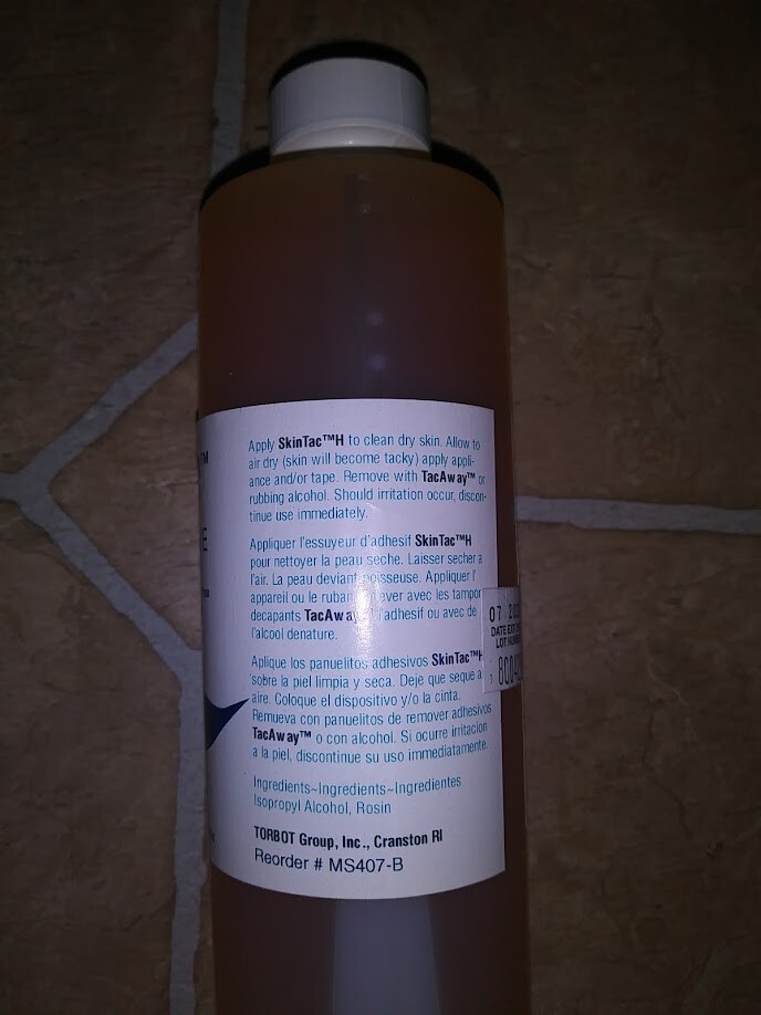 4 Bottles Torbot Skin-Tac H Liquid Adhesive, 8 Ounce Bottles