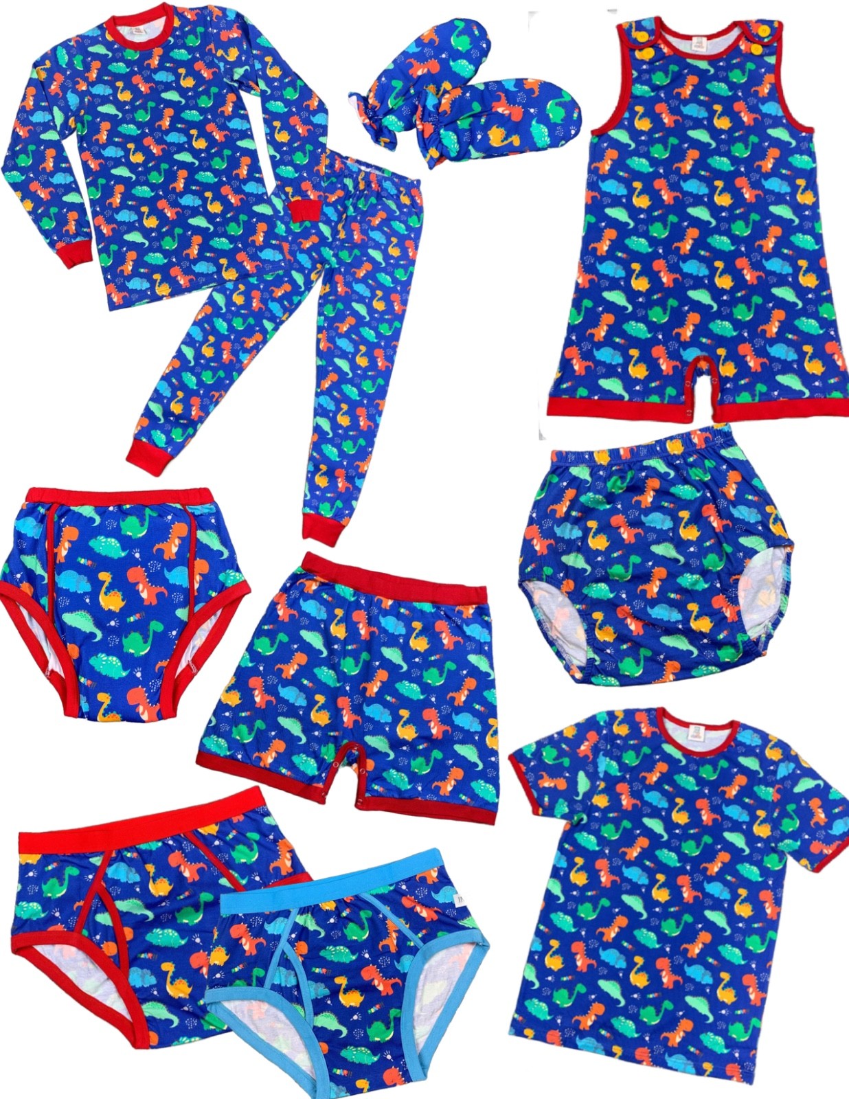 Adult diaper cover Dinosaurs baby print