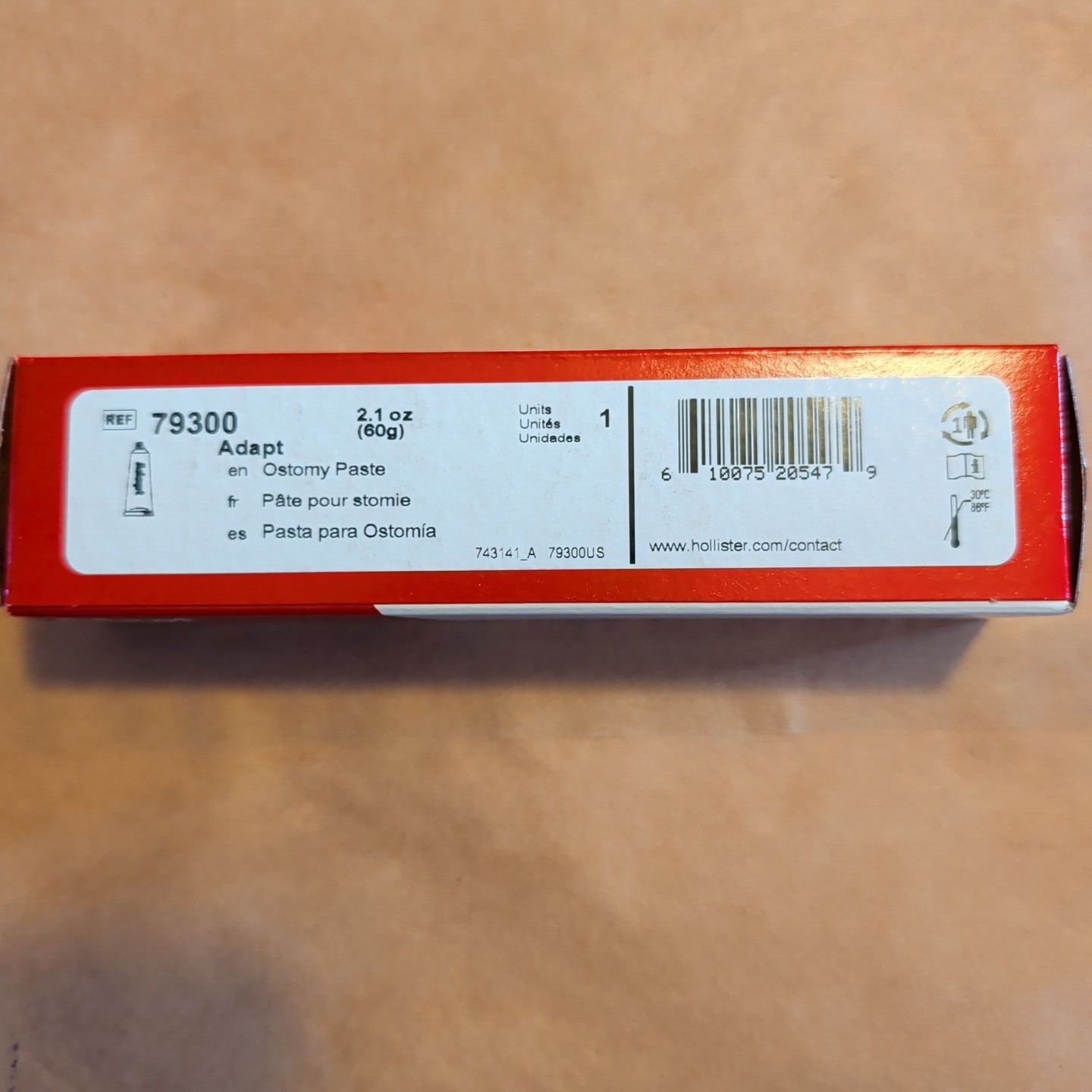 Hollister Ostomy 79300 ADAPT Stoma Paste 2oz Tube EXP 2030