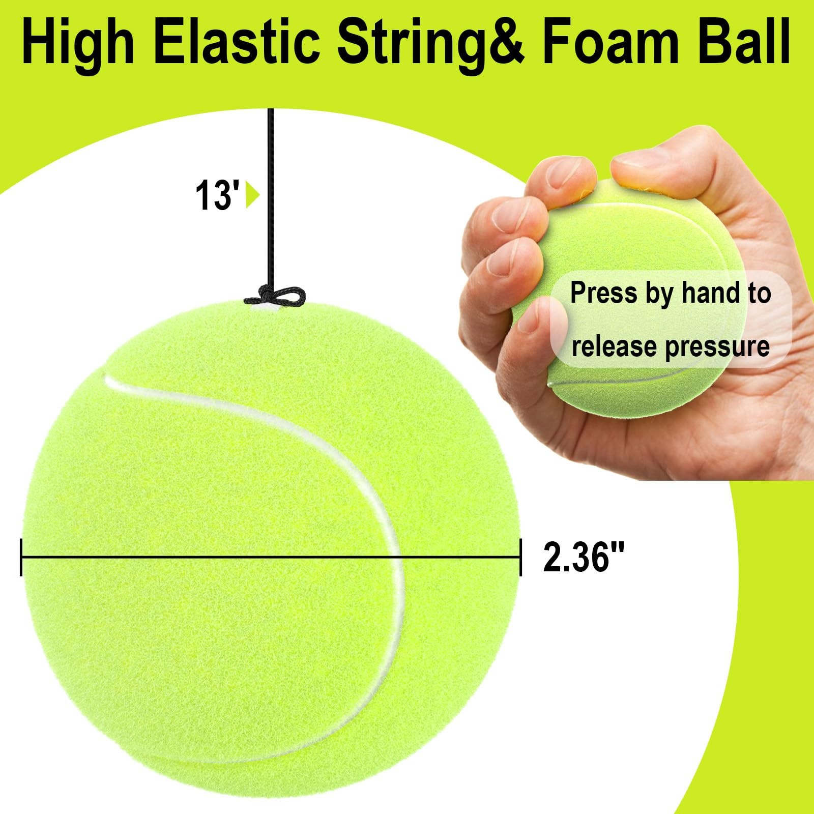 Tennis Ball Parking Aid Garage Parking Guide System, Pack of 4