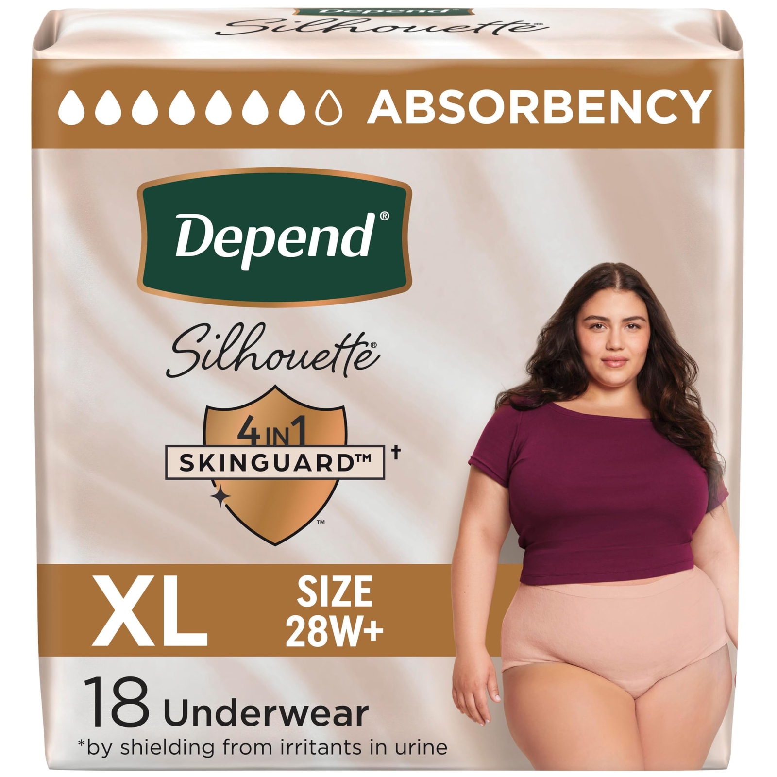 Depend Silhouette Adult Incontinence & Postpartum Bladder Leak Underwear for …