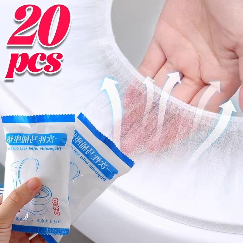 Disposable Toilet Seat Cover – Sterile, Portable, Nonwoven Travel & Camping Bath