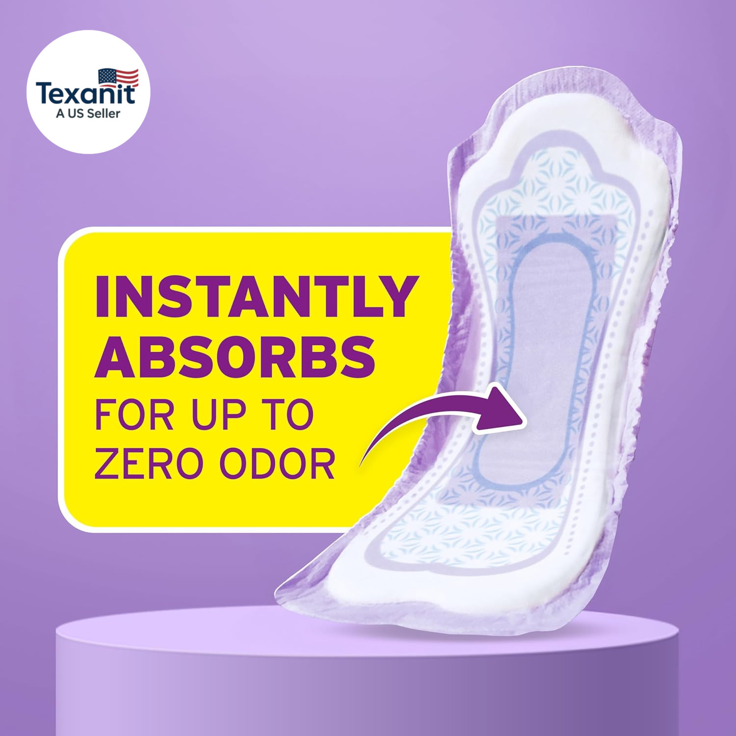 Poise Incontinence & Postpartum Pads for Bladder Leaks, 6 Drop Ultimate Absorben