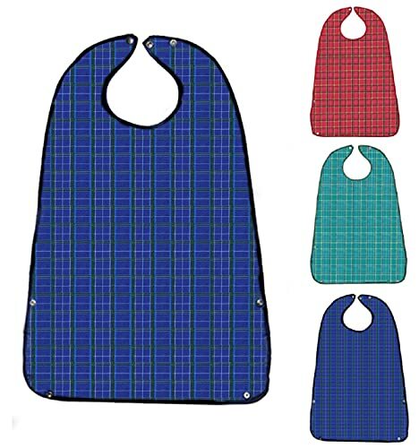 By Adult Bibs For Eating 3 Pack Washable Reusable Waterproof Clothing Protecto