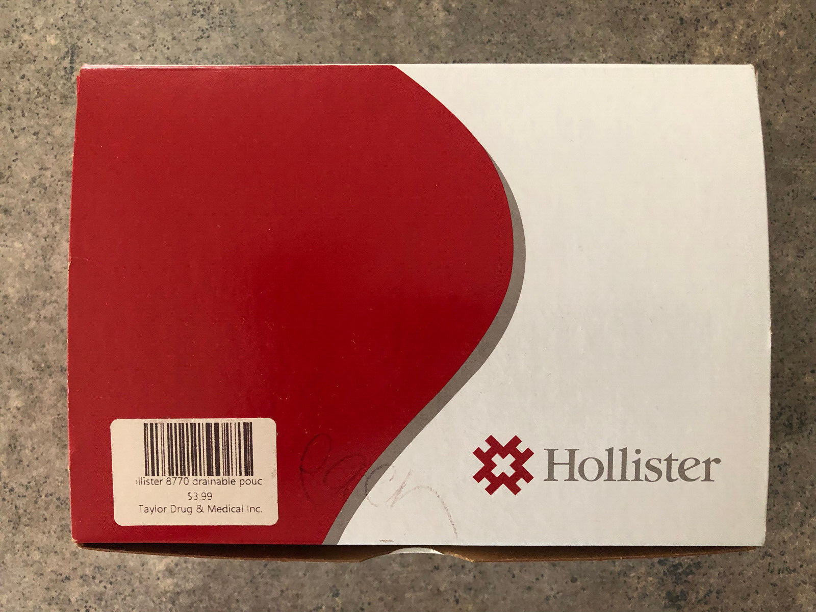 4-Pieces Hollister Ostomy Drainable Pouch Plastic Clamp Beige 8770