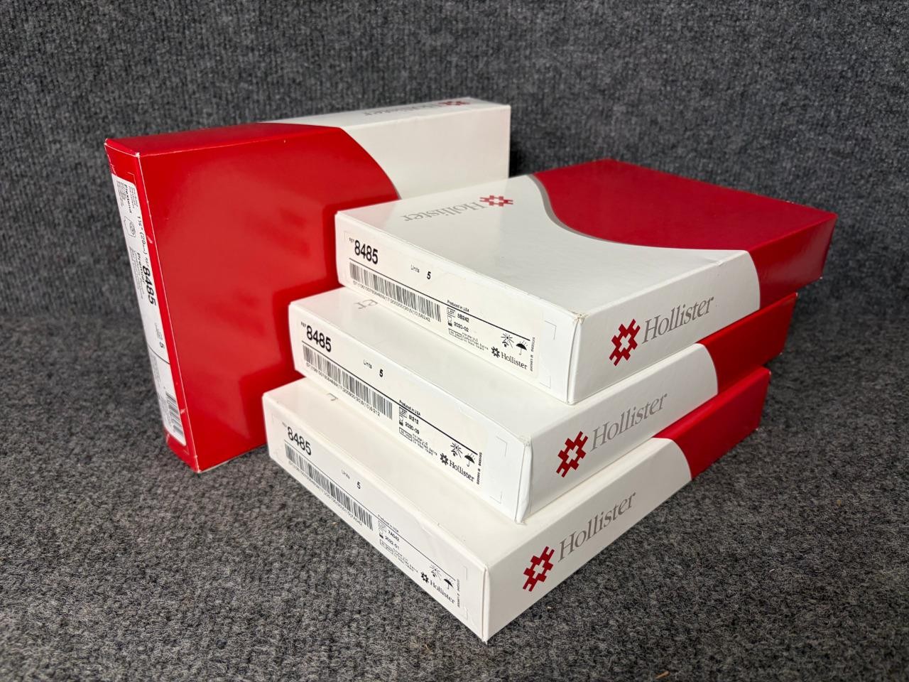 4 Boxes 5 Count (20 total) Hollister 8485 Premier Urostomy Pouch 1 1/8″ (29mm)