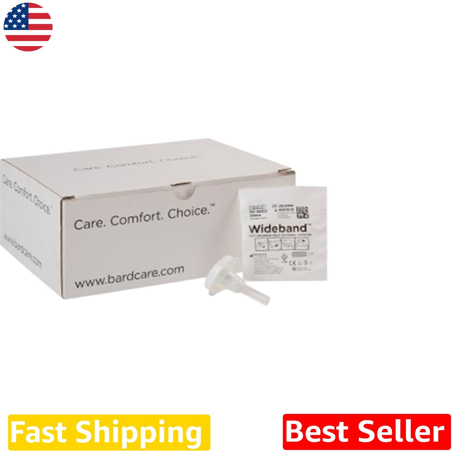 Adult 30pk 29mm Medium Silicone Catheters, Extra Adhesive, Unscented, Latex Free