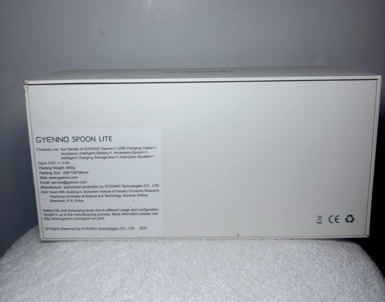 Gyenno Spoon Lite Anti Tremor Spoon & Fork Reduced Mobility/Parkinsons GM1004