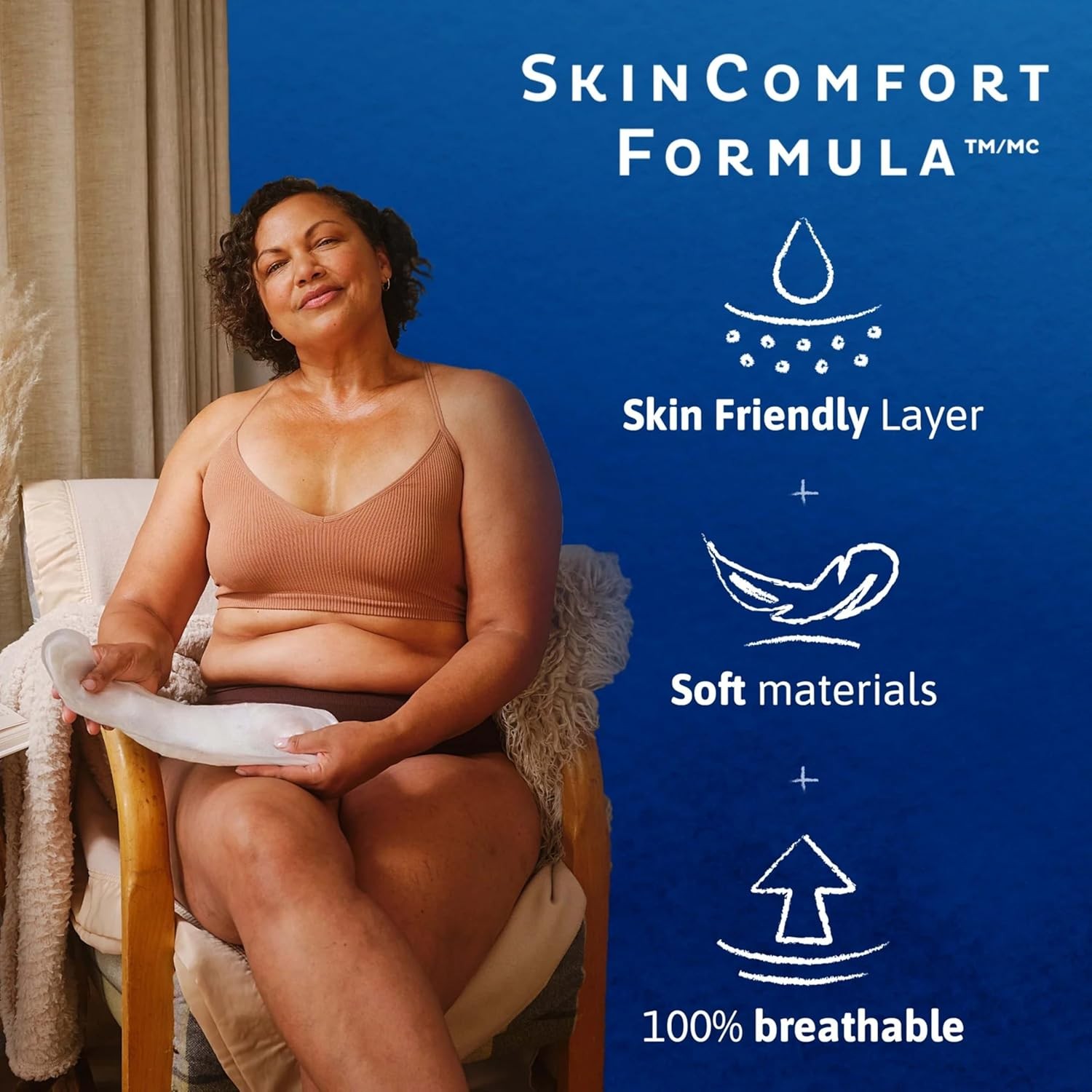 TENA Sensitive Care Extra Coverage Moderate Long Incontinence Bladder Control