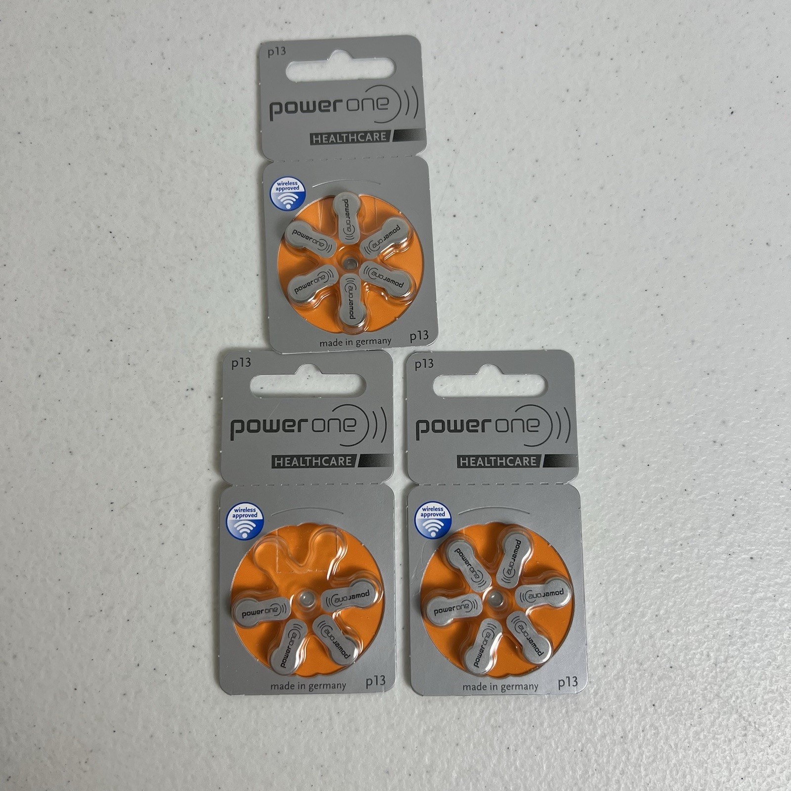 Power One P13 Hearing Aid Batteries Lot 16 Total Batteries Expire 06 2027
